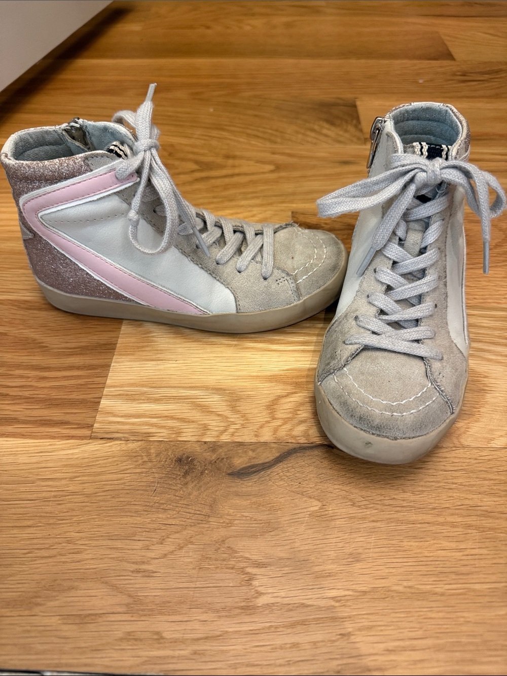 Girls Sparkle High Tops by Shu Shop